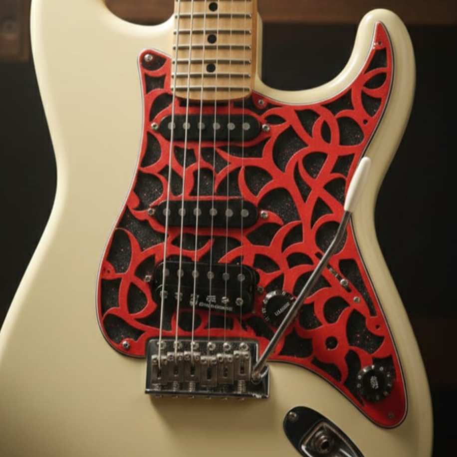 Yabani Guitars Elegance Stratocaster Pickguard — görsel 3