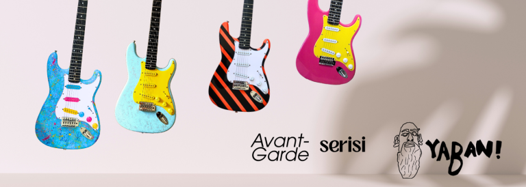 Yabani Guitars Avantgarde serisi gitar koleksiyonu